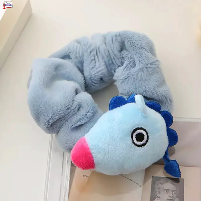 BTS-BT21-Scrunchies-Hair-Band-Mang