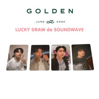 BTS JUNGKOOK - PHOTOCARDS OFICIALES GOLDEN (SOUNDWAVE)