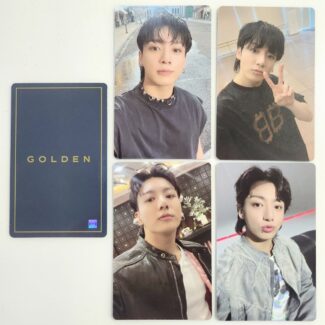 BTS JUNGKOOK - PHOTOCARDS OFICIALES GOLDEN (POWER STATION)