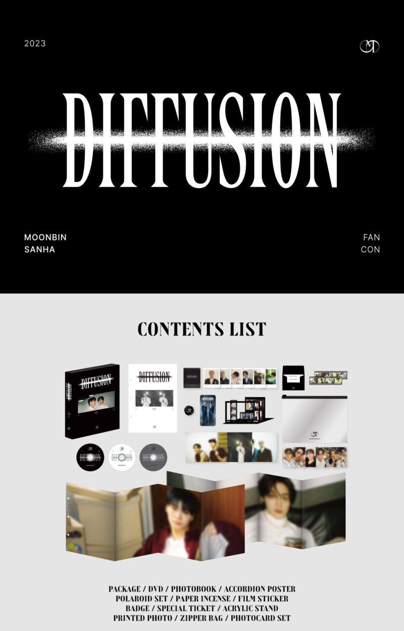 ASTRO MOONBIN&SANHA ムンビンサナDIFFUSION DVD DVD] 2023 MOONBIN & SANHA ASTRO FAN CON:DIFFUSION/3DISC+