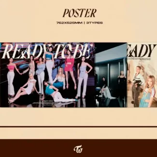 POSTERS OFICIALES TWICE - READY TO BE
