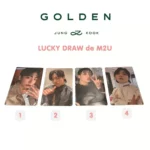 BTS JUNGKOOK - PHOTOCARDS OFICIALES GOLDEN (M2U)