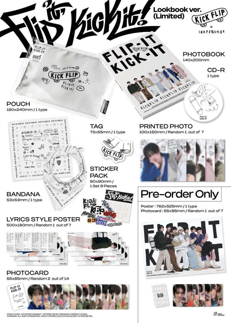 KickFlip Flip it Kick it LOOKBook 2